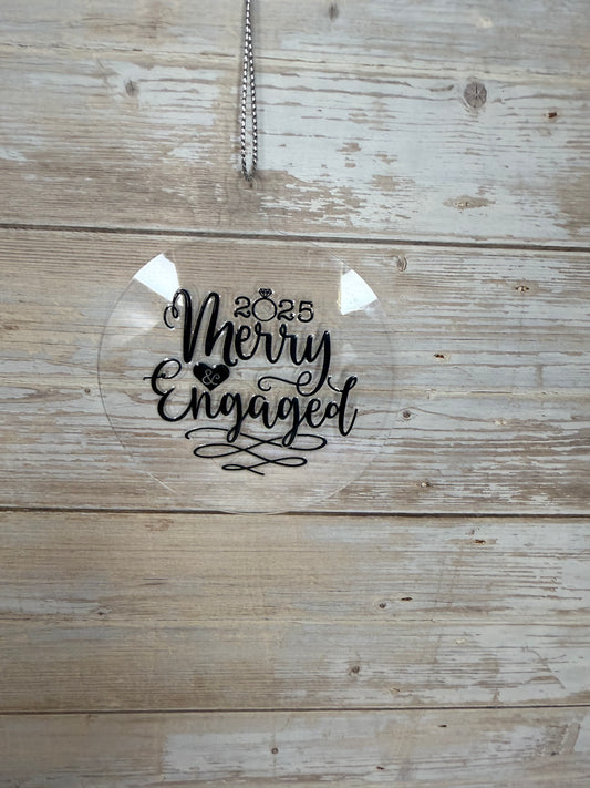 Clear Acrylic Tree Decoration